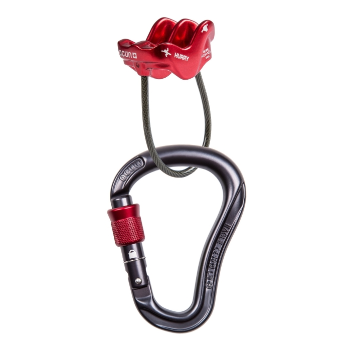 Zestaw asekuracyjny EAGLE SG + HURRY - red